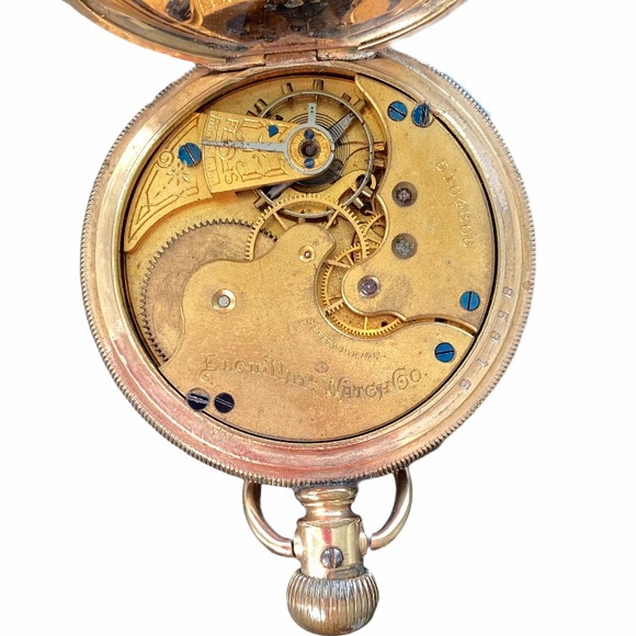 SOLD🚫Elgin Gold Keystone Hunter Case Pocket Watch - Picture 9 of 12
